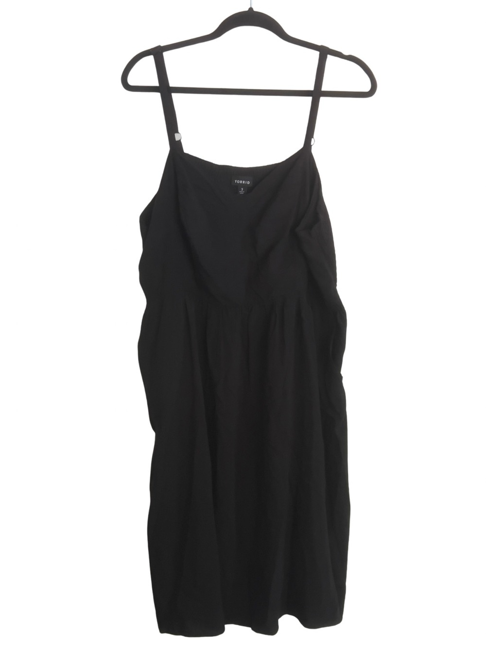 Torrid Black Rayon Sundress | Size 3 (3X) | Flowy Sleeveless Dress 🖤